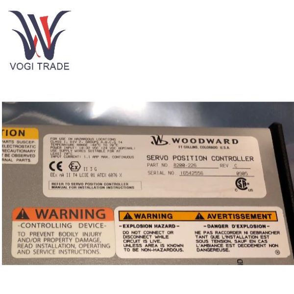 Woodward 8200-226